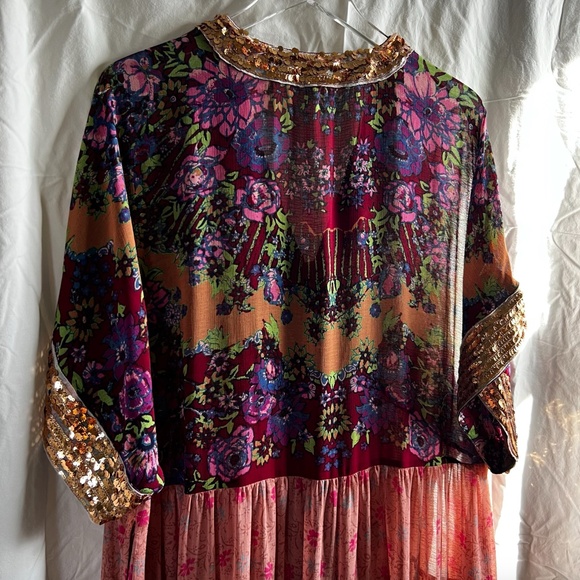 Free People One Fine Day Maxi Sequin Top - Picture 4 of 6